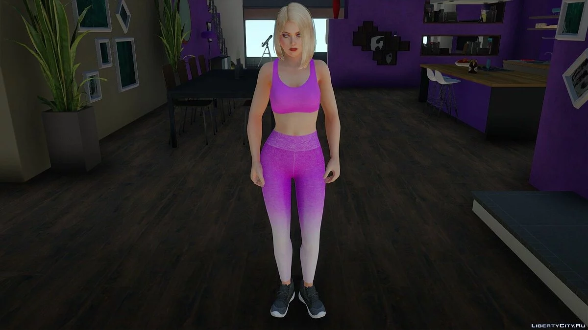 Helena Douglas dalam pakaian olahraga / GTA San Andreas