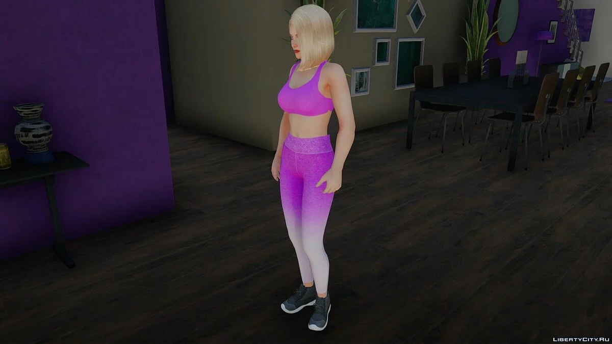 Helena Douglas dalam pakaian olahraga / GTA San Andreas