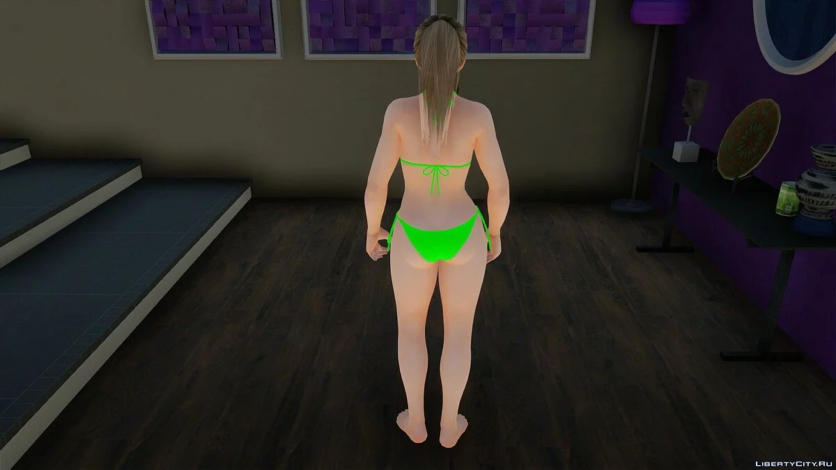 Hitomi en bikini de Dead or Alive Xtreme Venus Vacation / GTA San Andreas