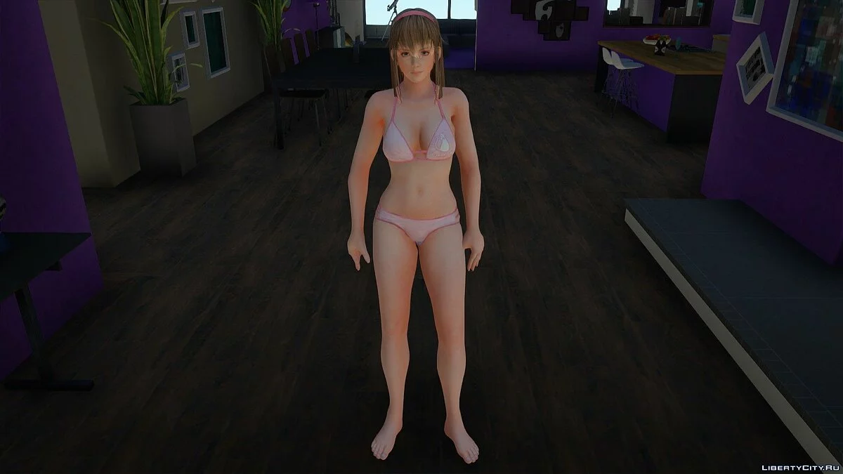 Hitomi in Macchiato Bikini from Dead or Alive Xtreme 3 / GTA San Andreas
