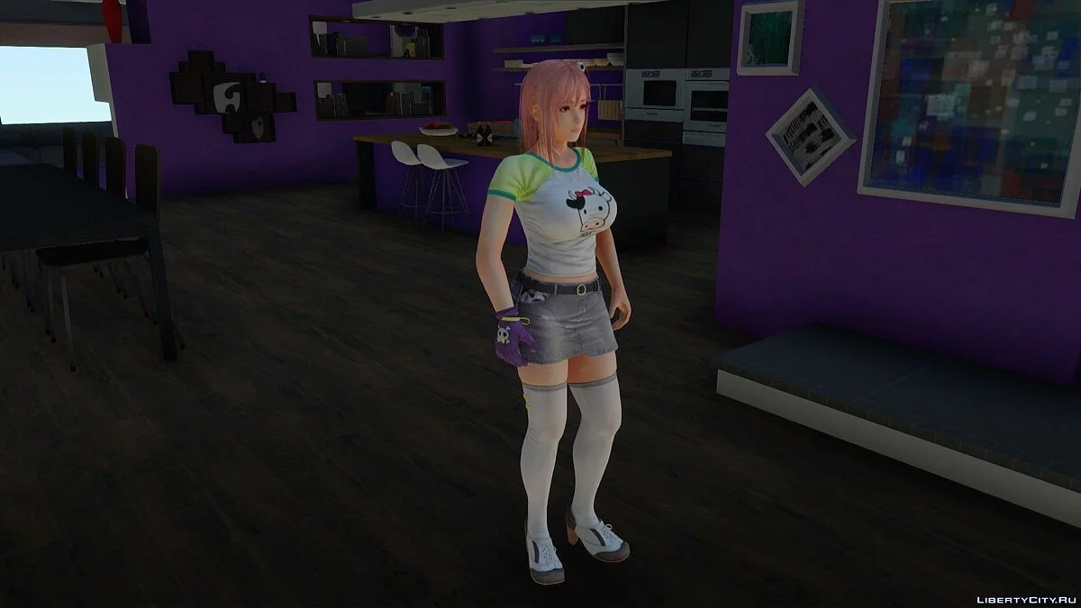 Honoka (Costume 4) from Dead Or Alive 5: Last Round / GTA San Andreas