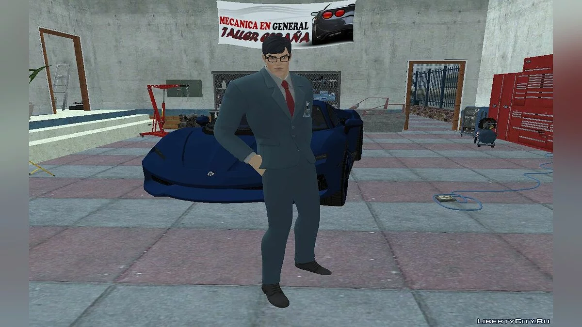 Clark Kent (Superman) from Fortnite / GTA San Andreas