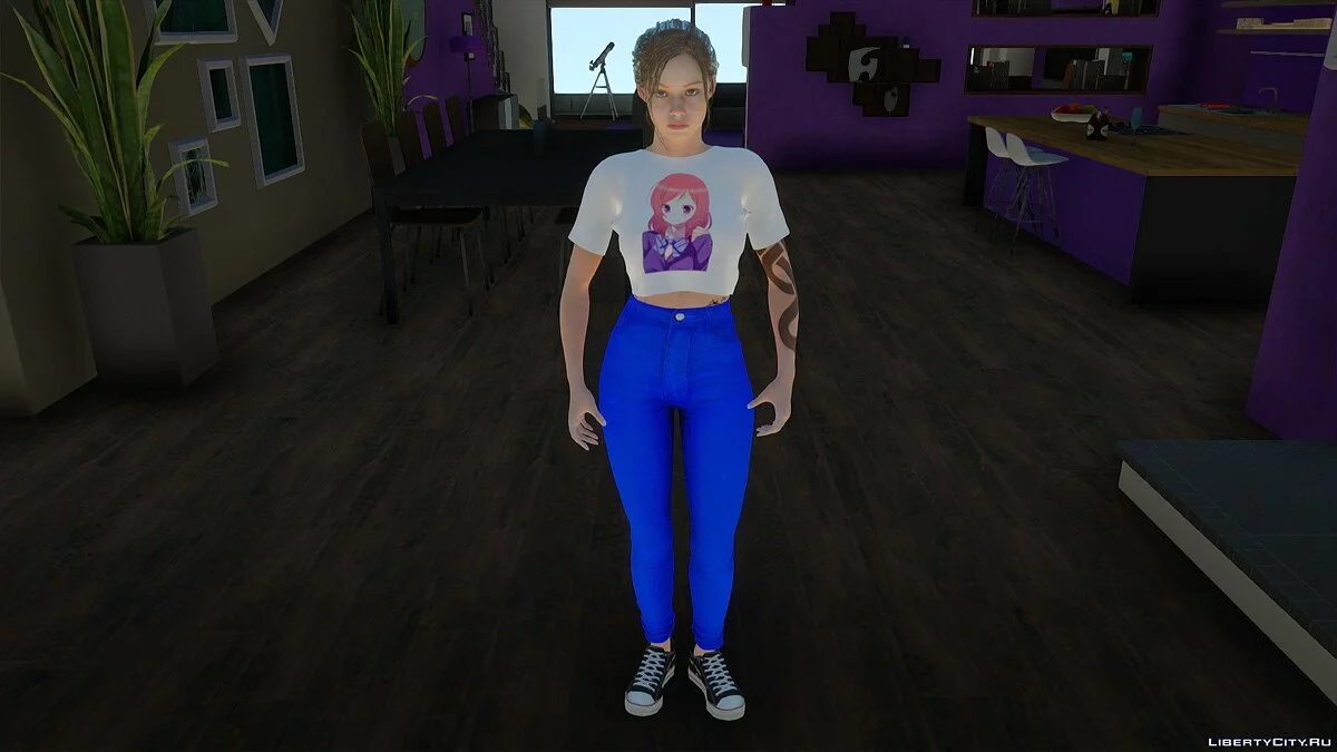 Claire Redfield en tenue décontractée / GTA San Andreas