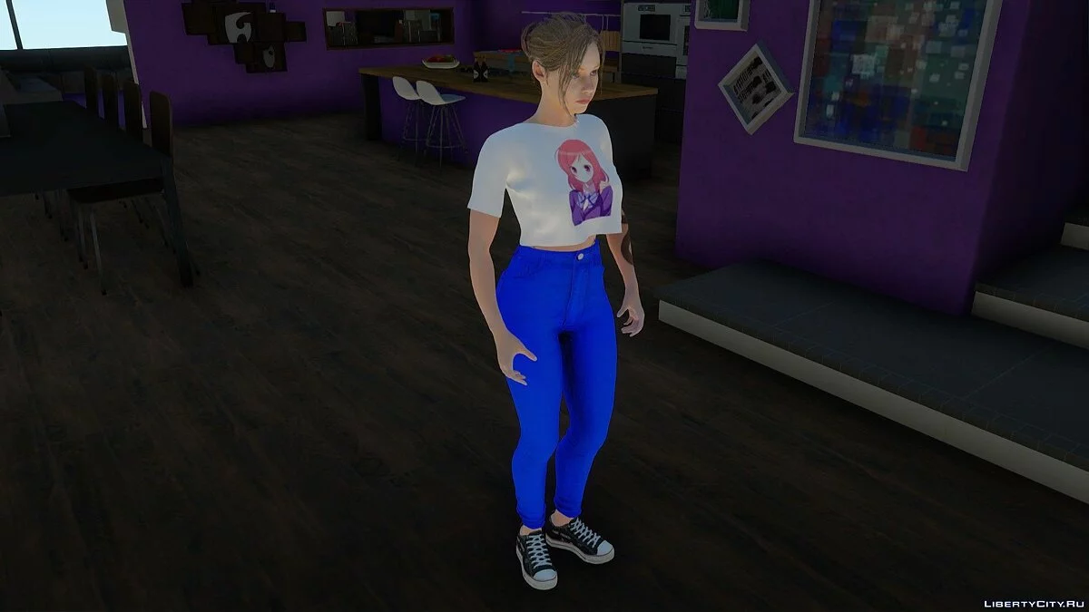 Claire Redfield en tenue décontractée / GTA San Andreas
