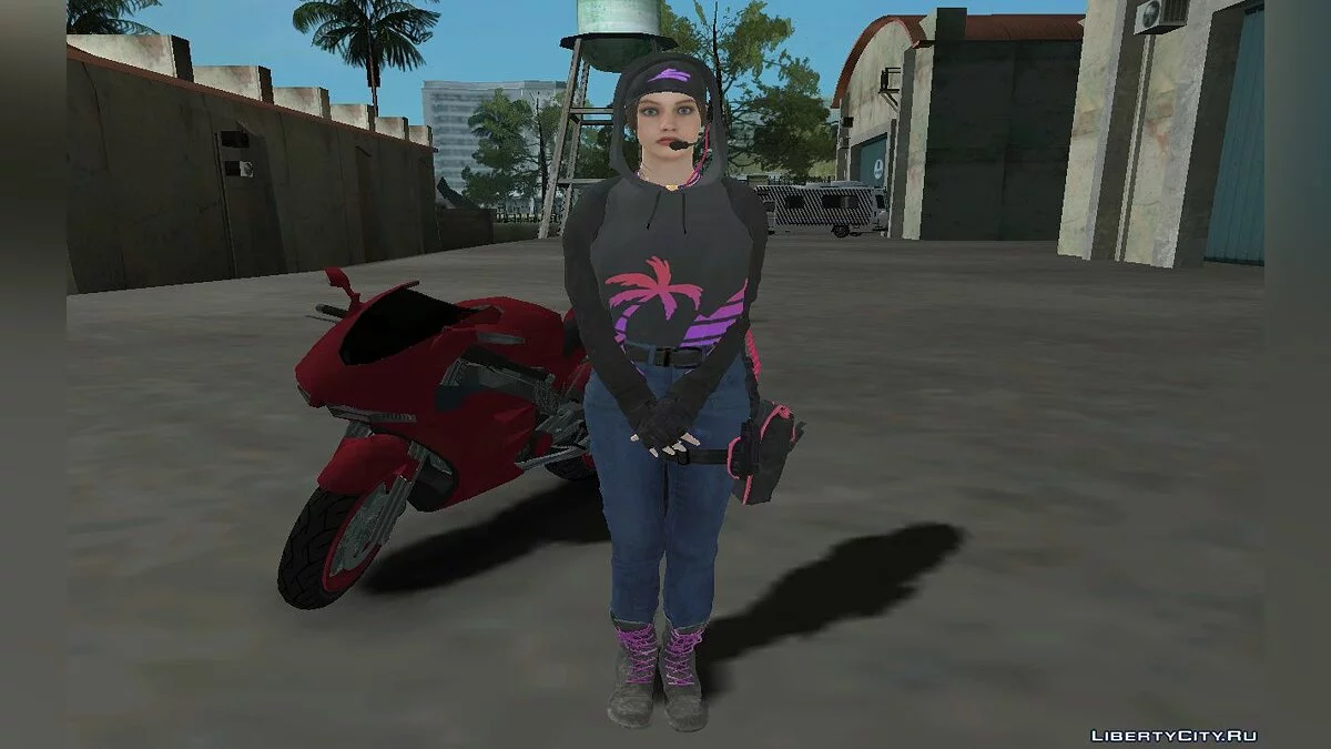 Claire Redfield aus Resident Evil 2 Remake / GTA San Andreas