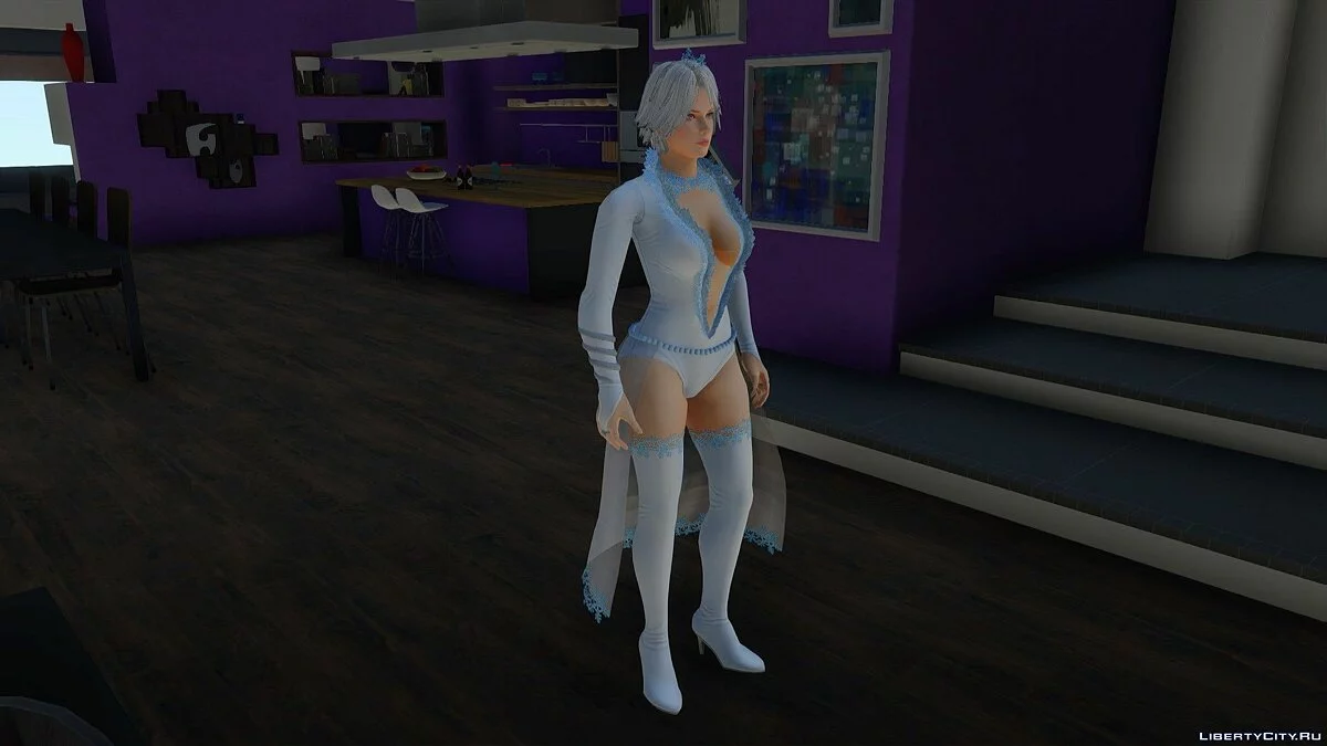 Christie en costume d'Halloween / GTA San Andreas