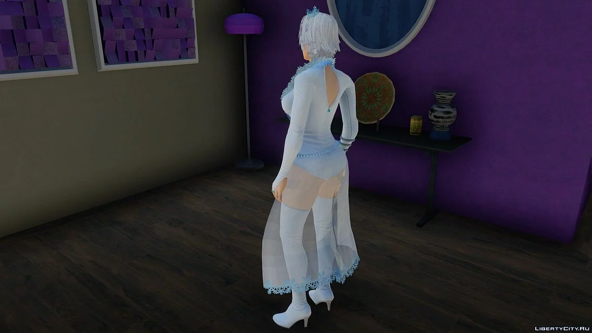 Christie en costume d'Halloween / GTA San Andreas
