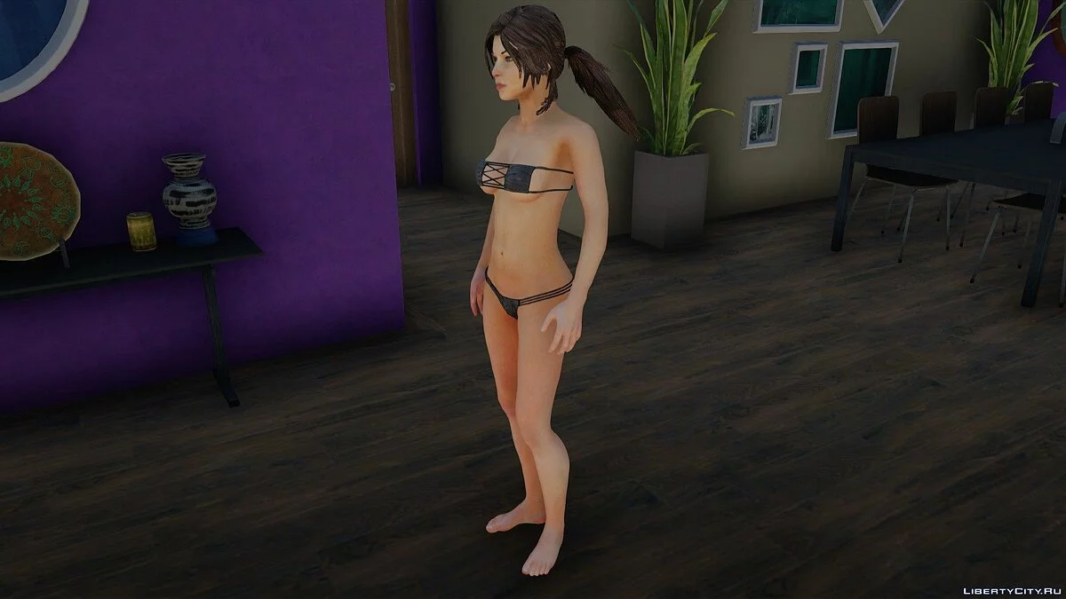 Lara Croft en bikini / GTA San Andreas