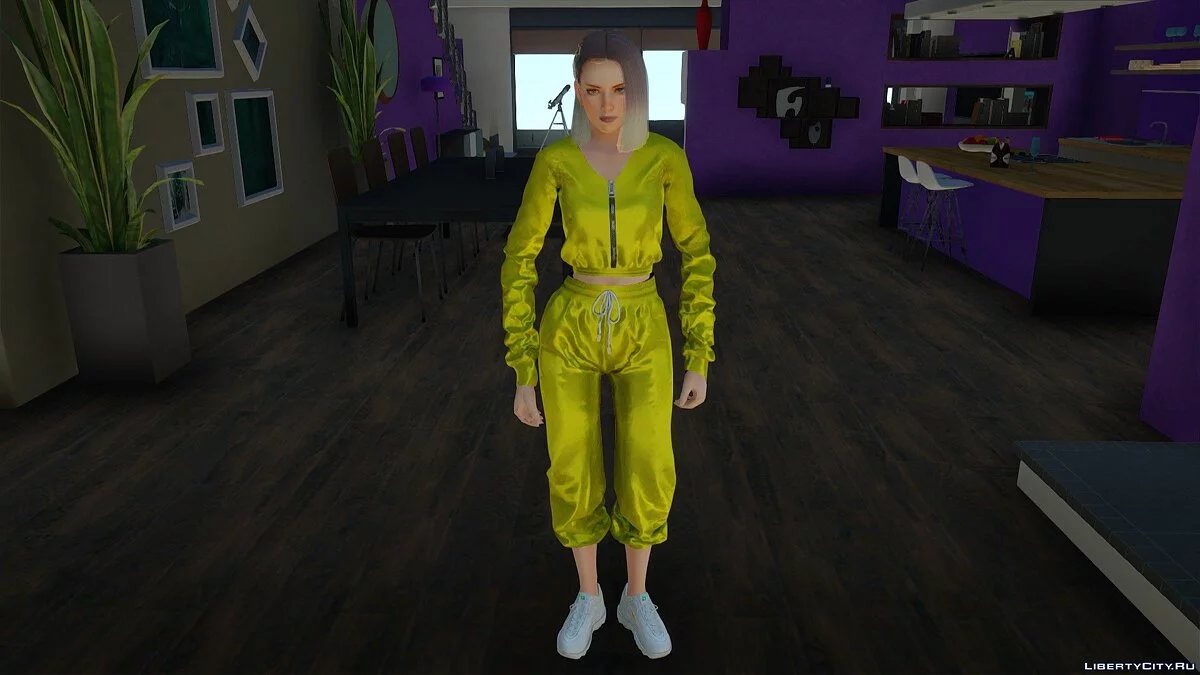 Мила в повседневной одежде v11 / GTA San Andreas