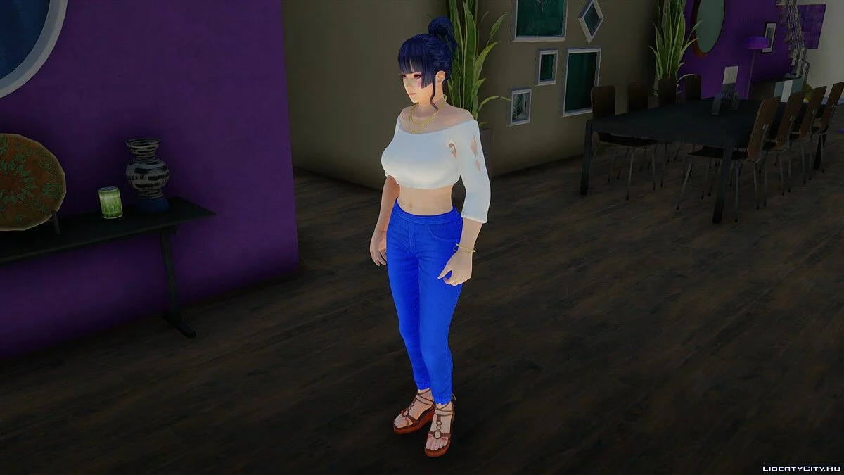 Ниотенгу в повседневной одежде v3 / GTA San Andreas