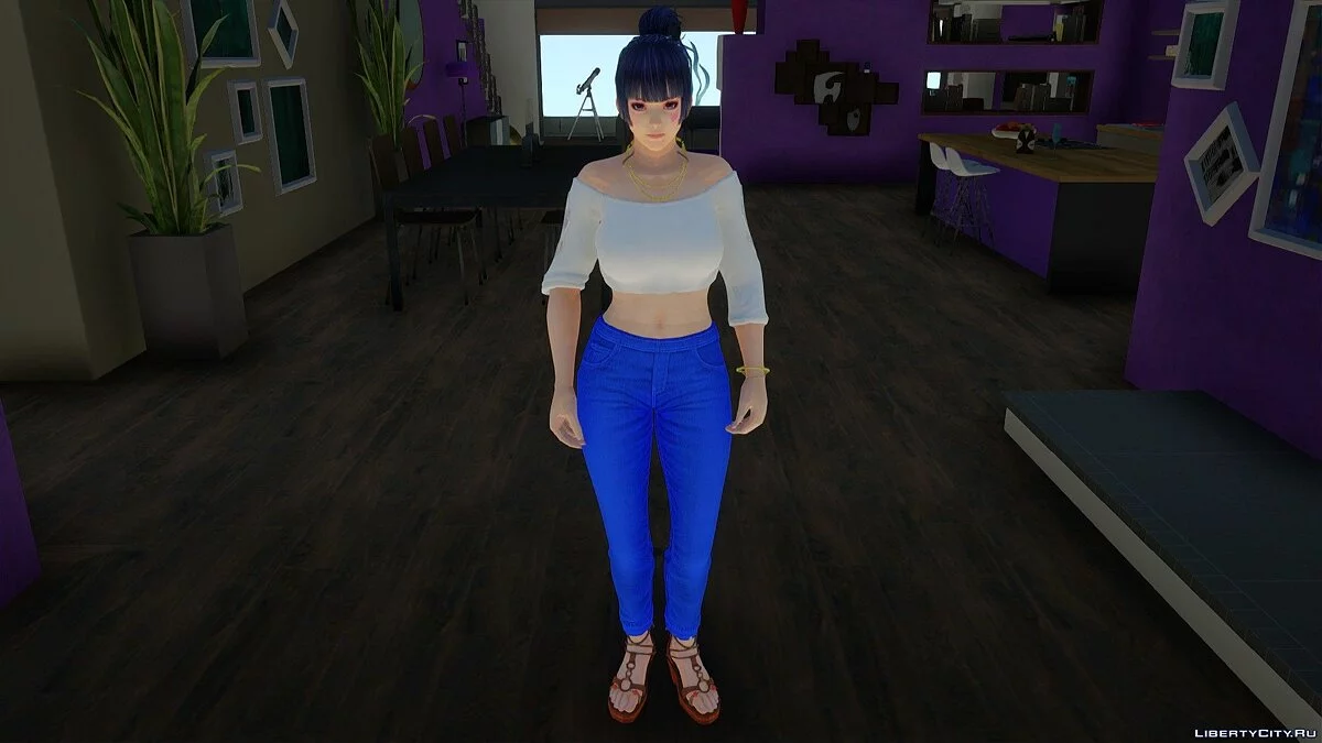 Ниотенгу в повседневной одежде v3 / GTA San Andreas