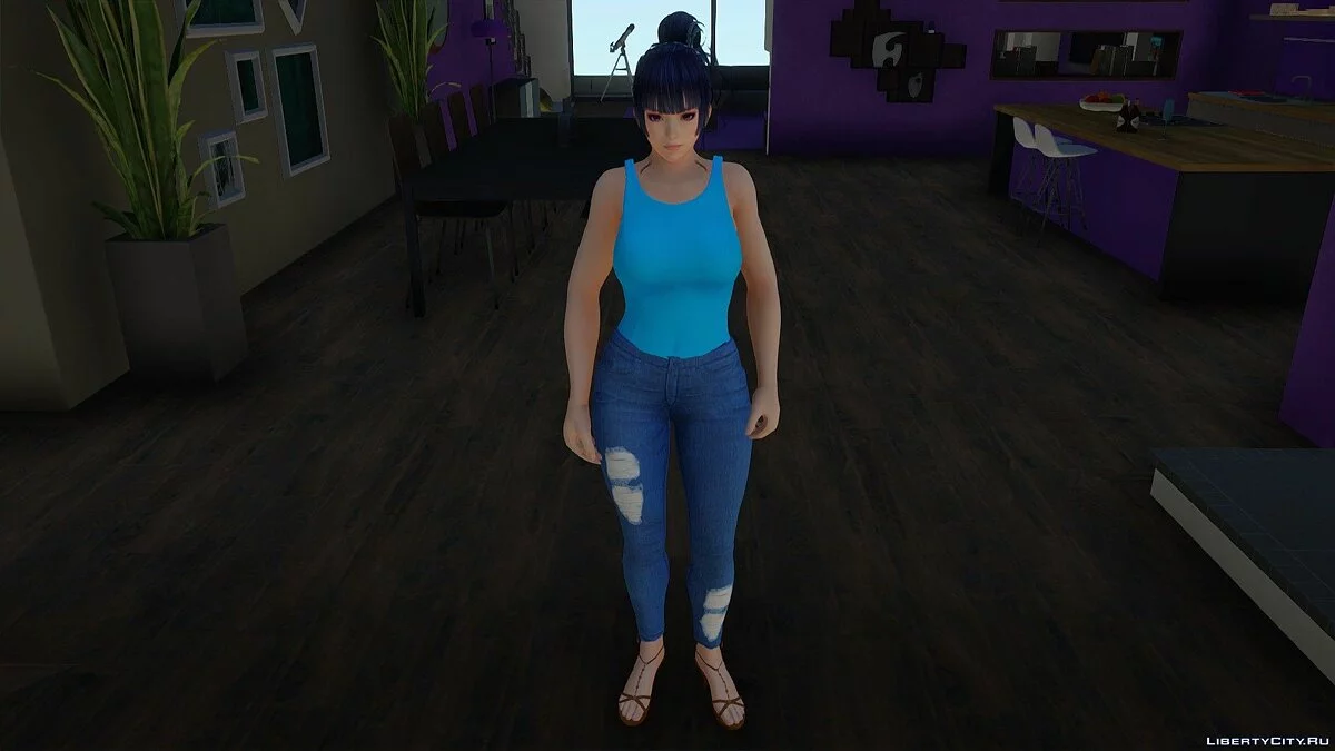 Ніотенгу в повсякденному одязі v8 / GTA San Andreas