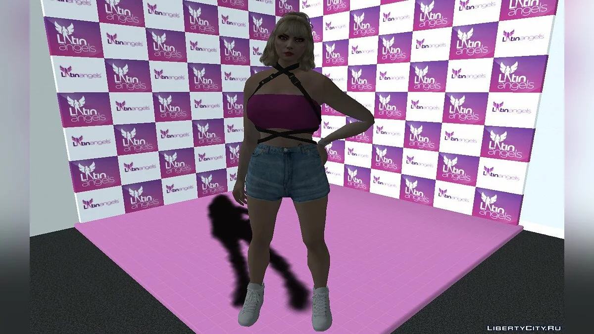 Skin Acak Gadis Pirang dari GTA Online #9 / GTA San Andreas