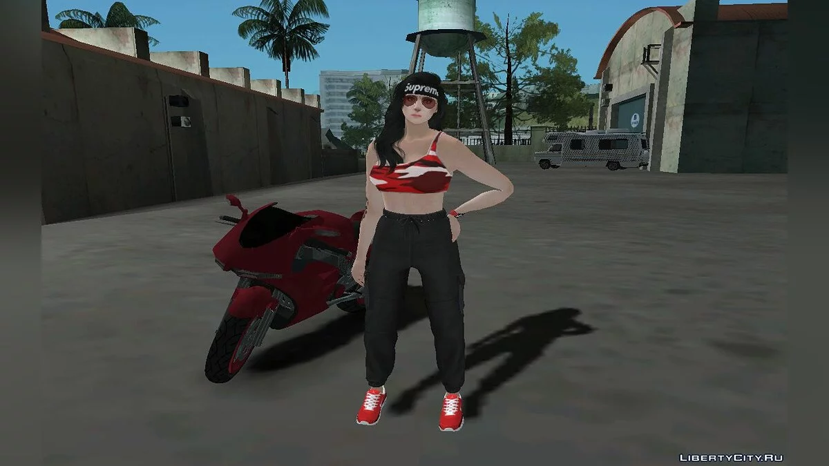 Випадковий скин дівчини-латинки з GTA Online #1 / GTA San Andreas