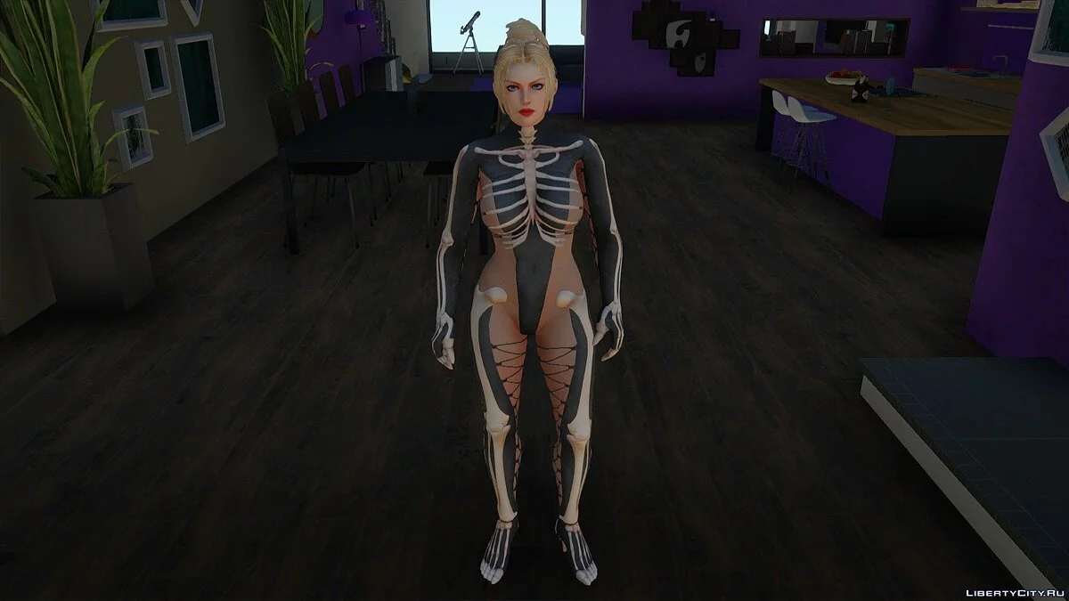 Rachel en costume d'Halloween / GTA San Andreas