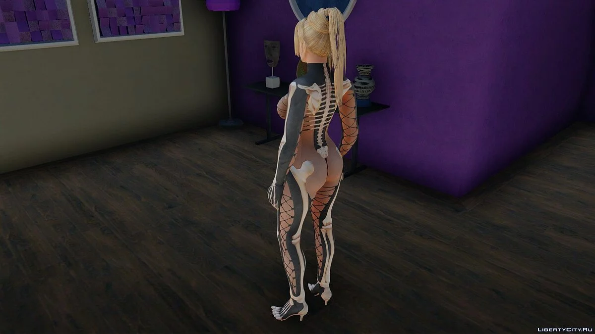 Rachel en costume d'Halloween / GTA San Andreas