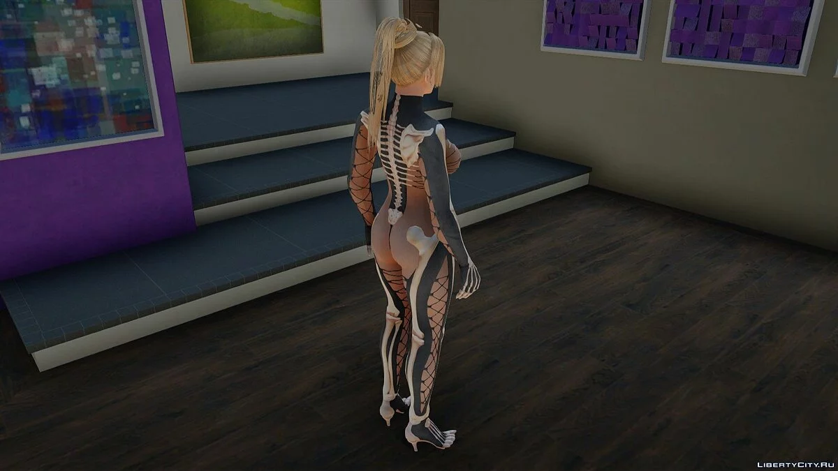 Rachel en costume d'Halloween / GTA San Andreas