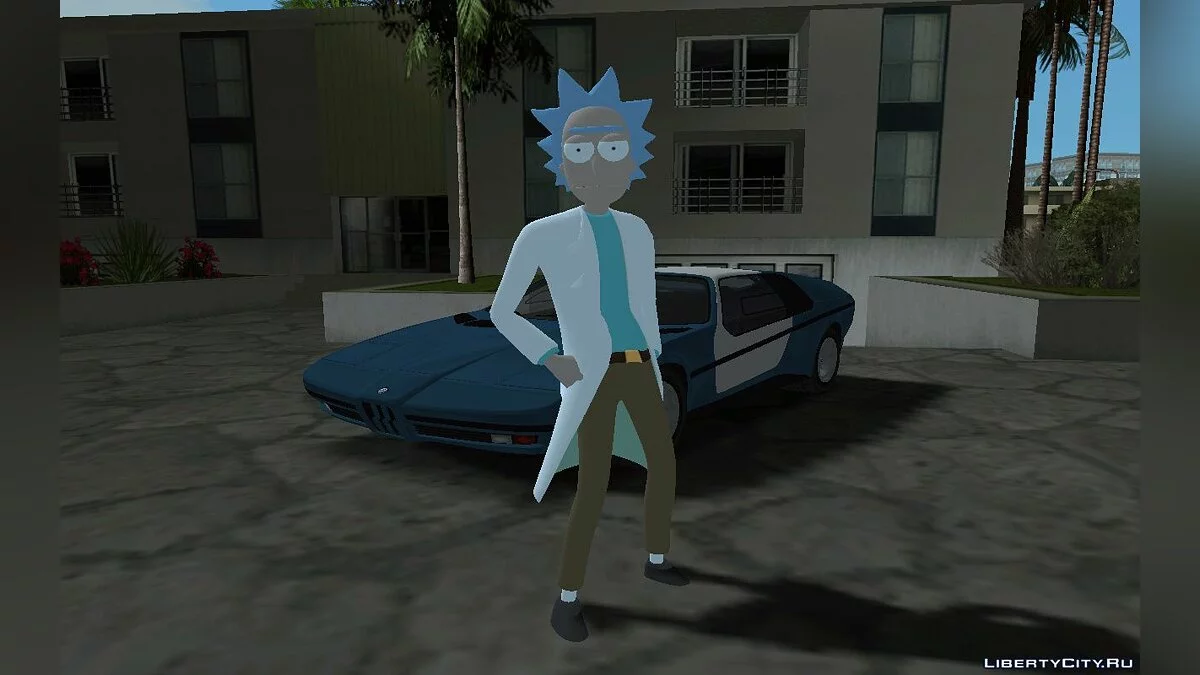 Rick Sanchez from Fortnite / GTA San Andreas