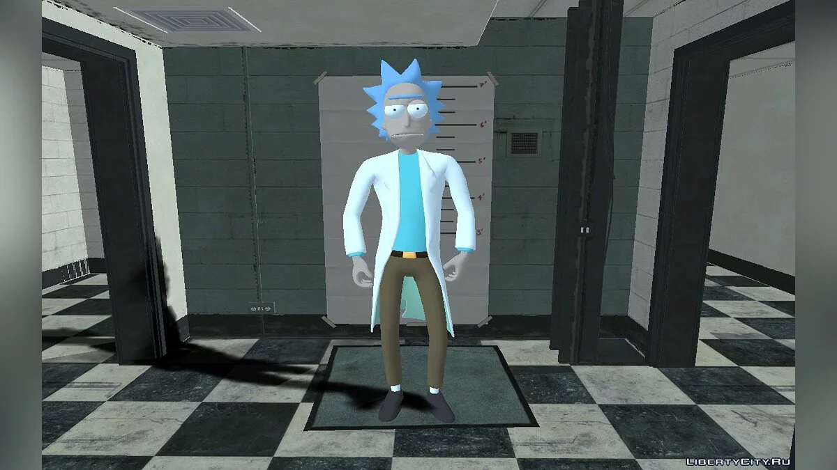 Rick Sanchez from Fortnite / GTA San Andreas