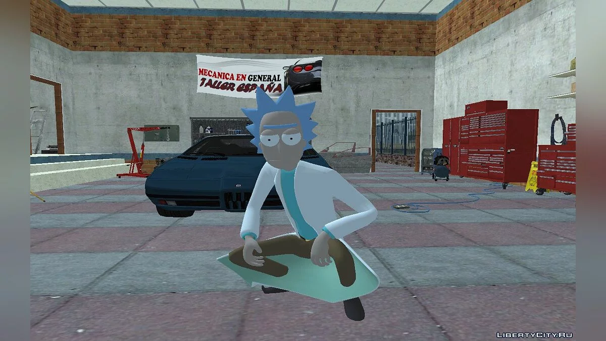 Rick Sanchez from Fortnite / GTA San Andreas