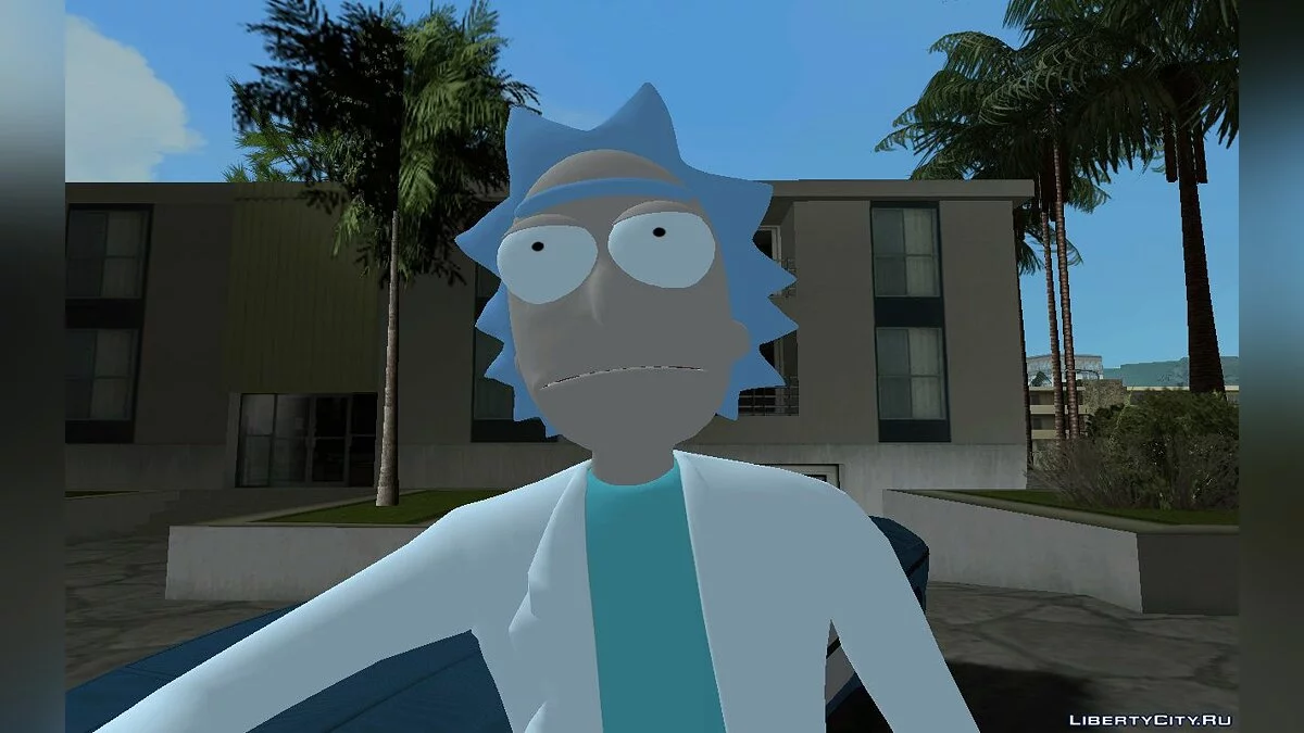 Rick Sanchez from Fortnite / GTA San Andreas