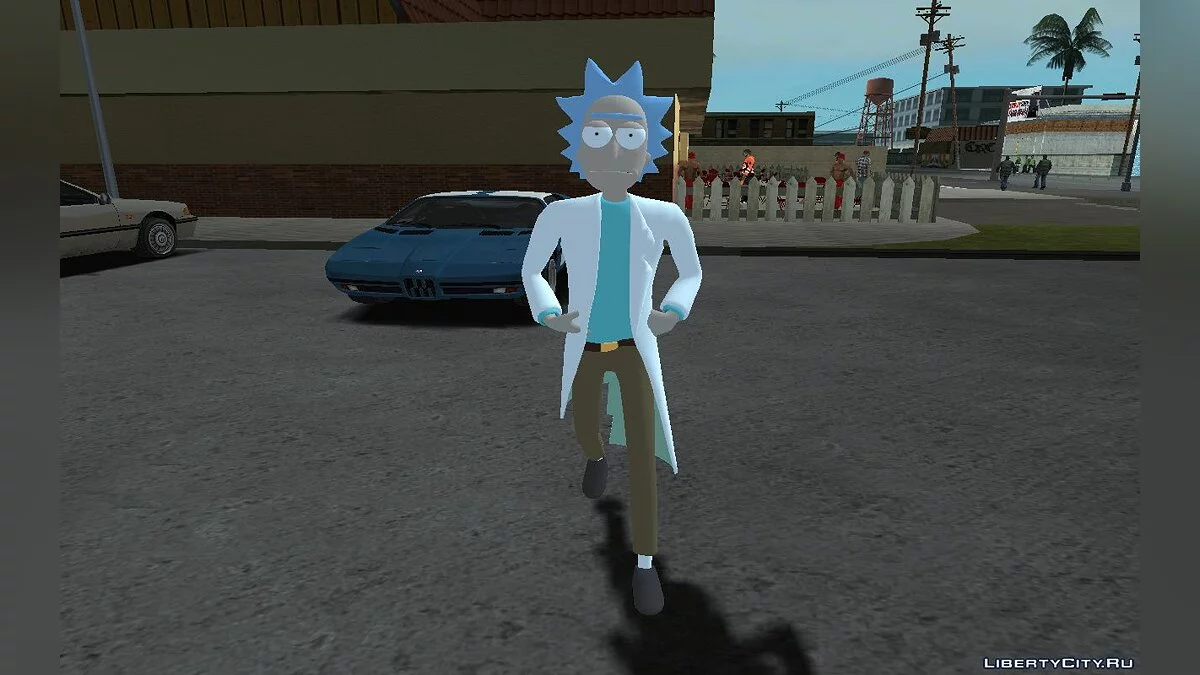 Rick Sanchez from Fortnite / GTA San Andreas