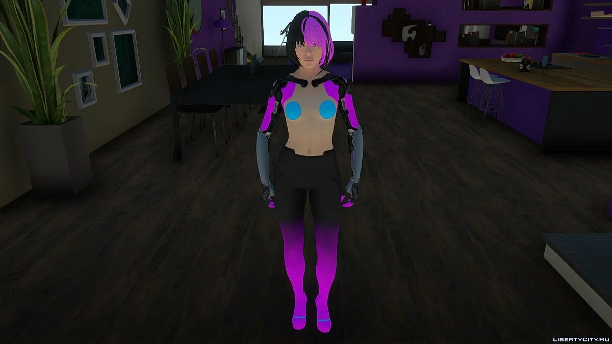 Rita Wheeler from Cyberpunk 2077 / GTA San Andreas