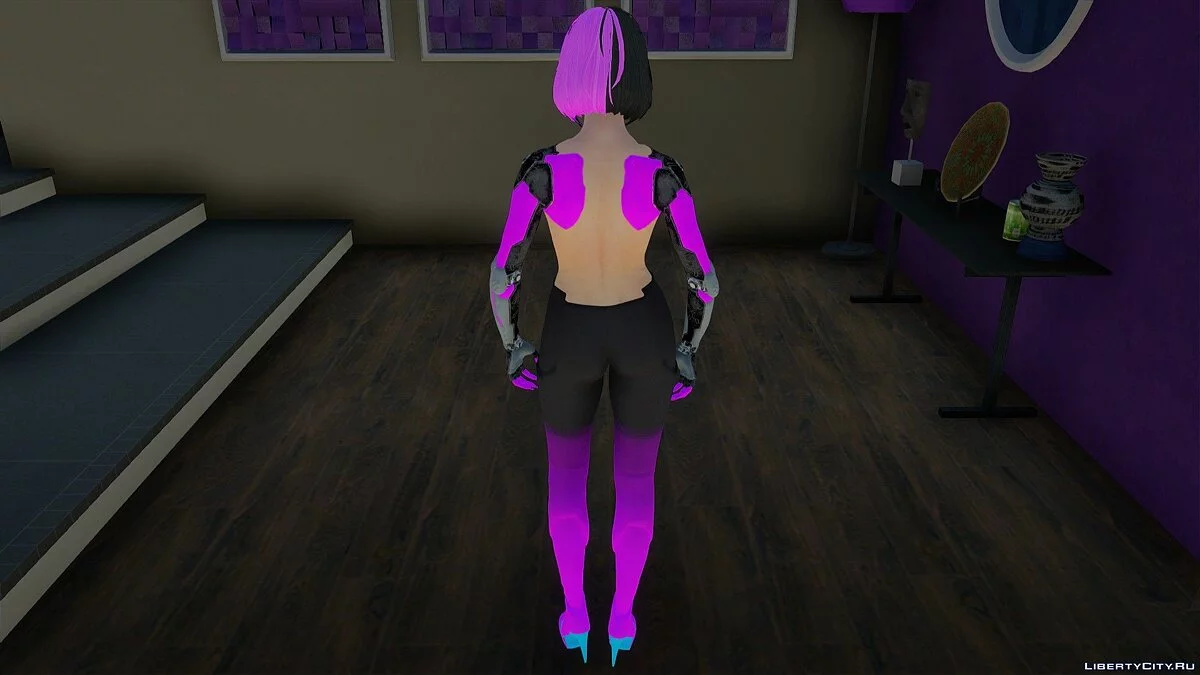 Rita Wheeler from Cyberpunk 2077 / GTA San Andreas