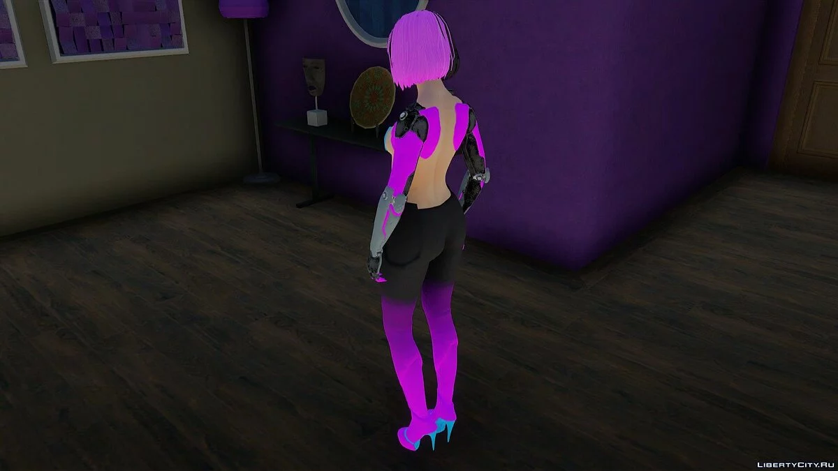 Rita Wheeler from Cyberpunk 2077 / GTA San Andreas