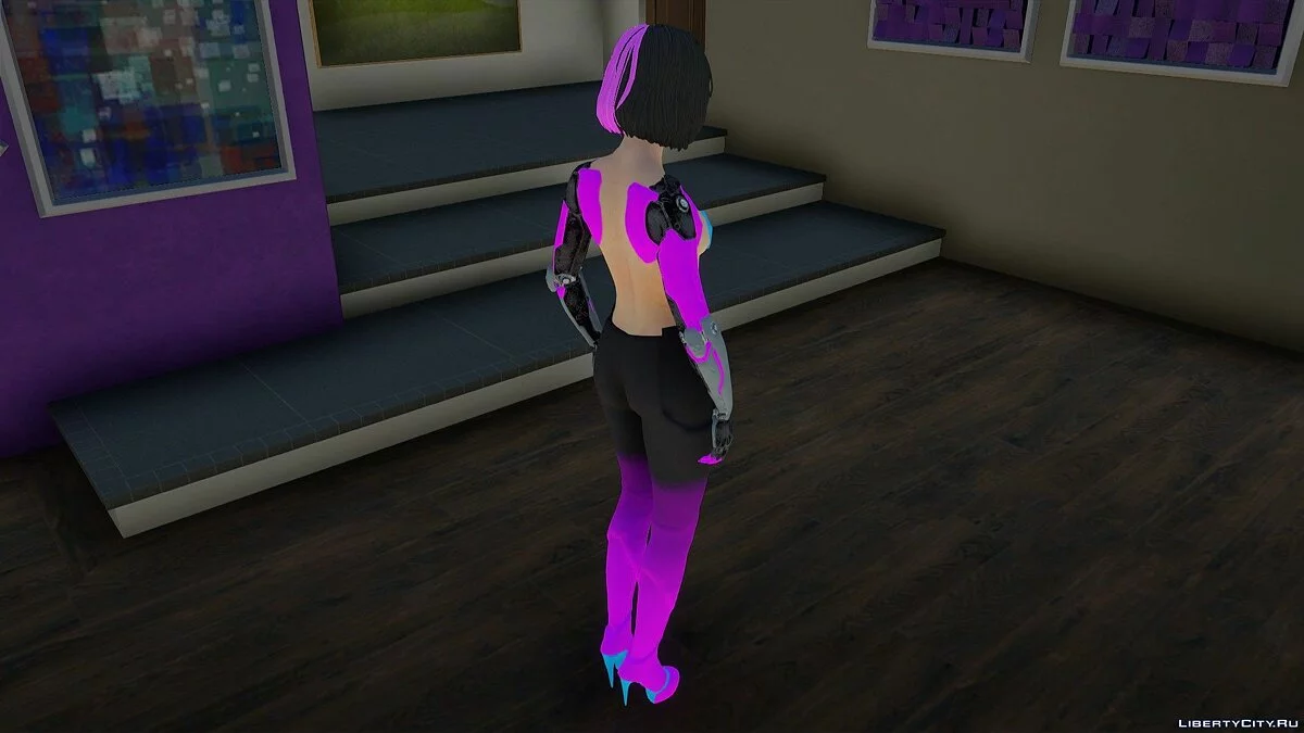 Rita Wheeler from Cyberpunk 2077 / GTA San Andreas