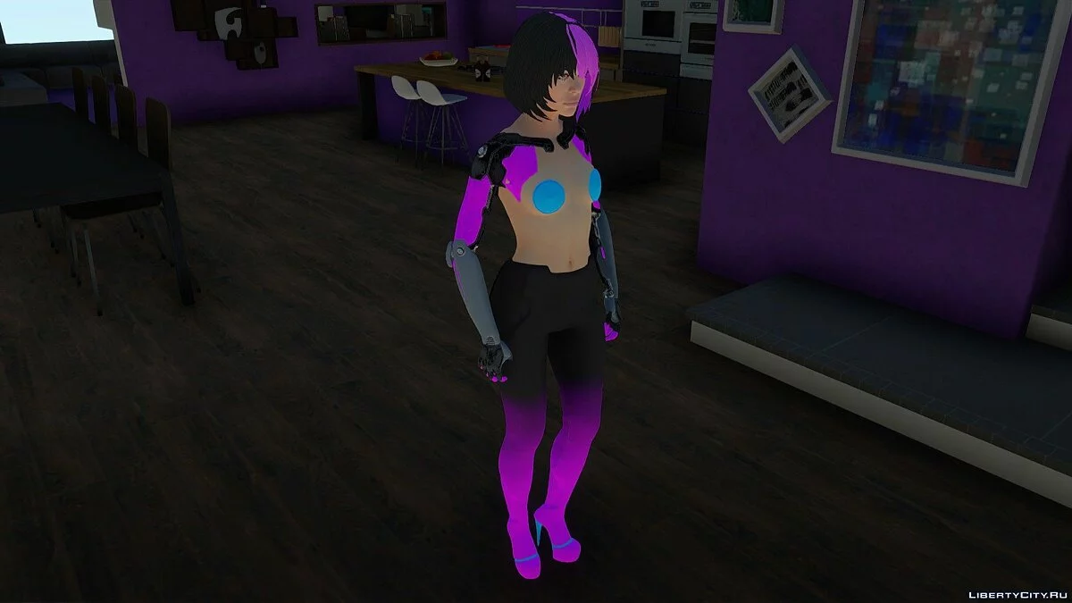 Rita Wheeler from Cyberpunk 2077 / GTA San Andreas