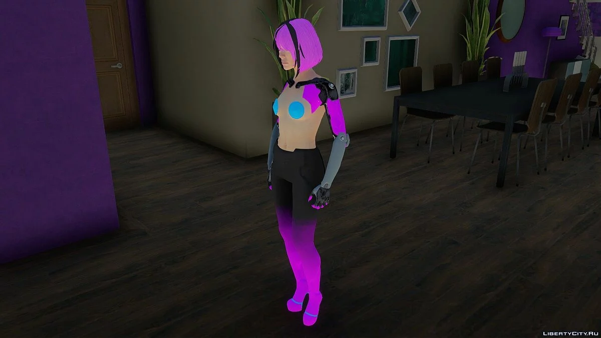 Rita Wheeler from Cyberpunk 2077 / GTA San Andreas