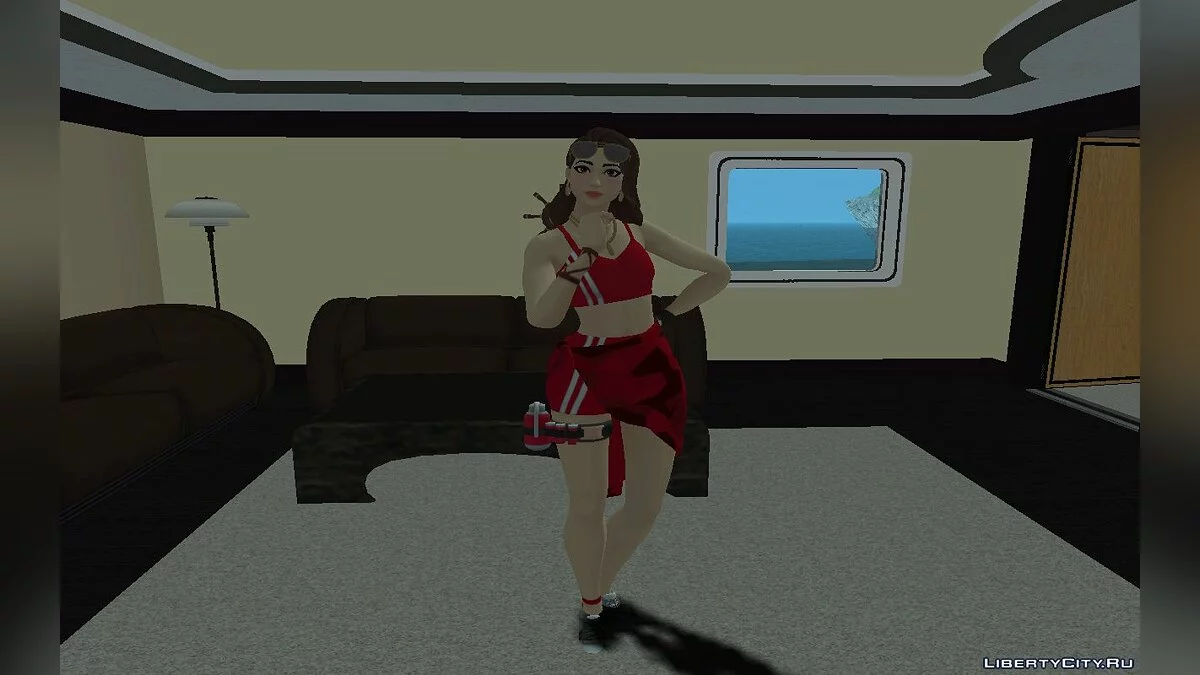 Ruby aus Fortnite / GTA San Andreas