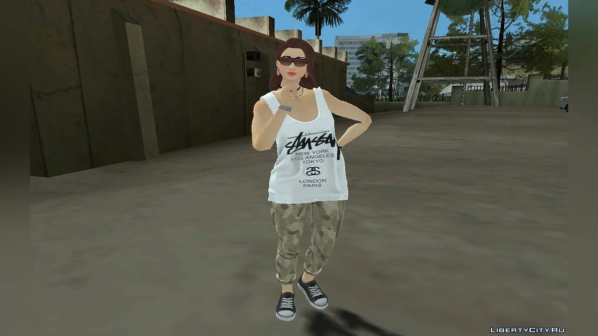 Ruby de Fortnite en ropa casual v1 / GTA San Andreas