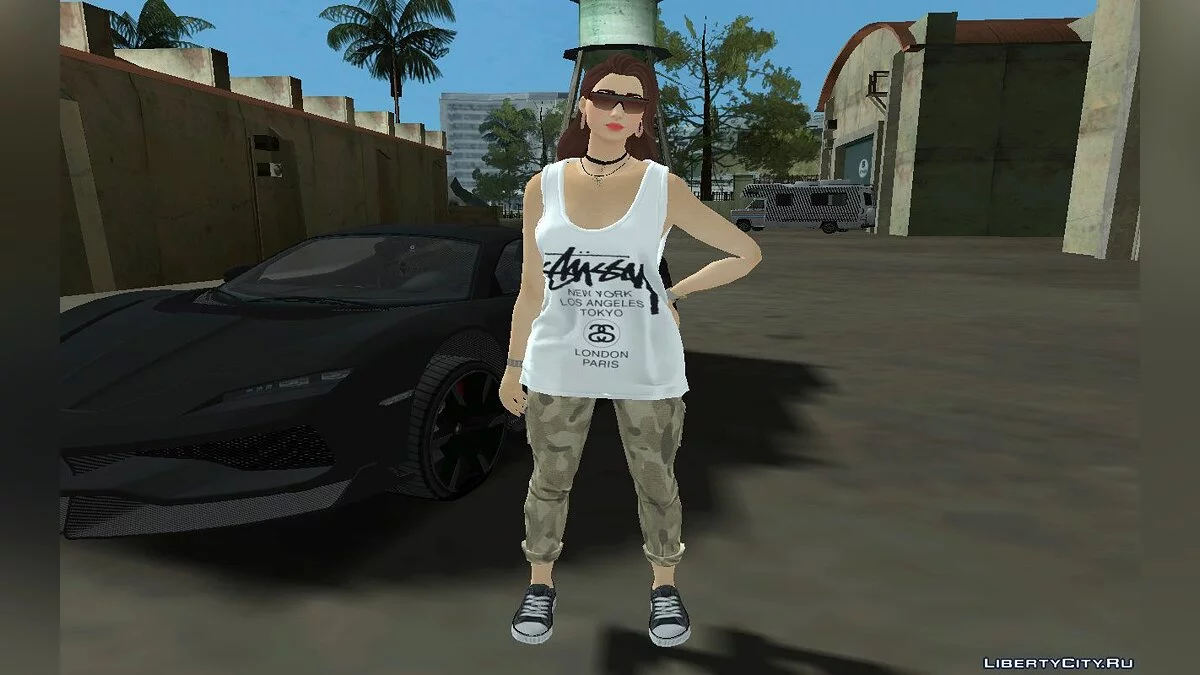 Ruby de Fortnite en ropa casual v1 / GTA San Andreas