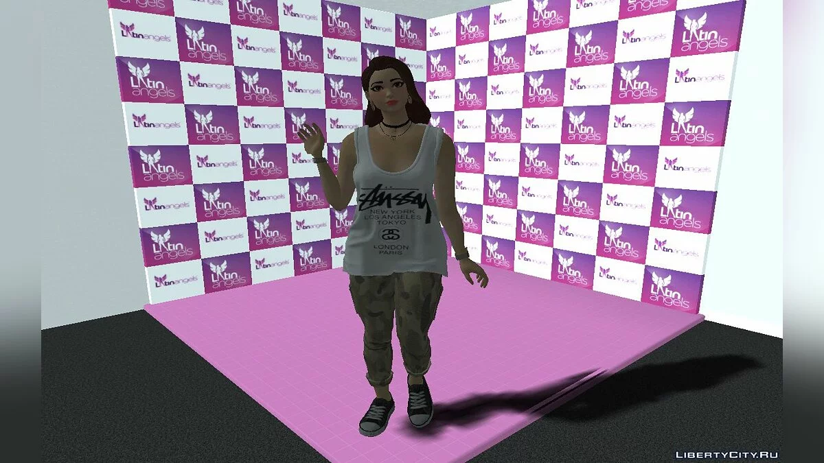 Ruby de Fortnite en ropa casual v1 / GTA San Andreas