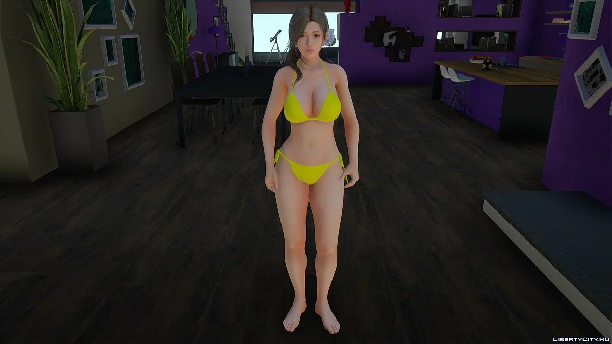 Саюри в бикини из Dead or Alive Xtreme Venus Vacation / GTA San Andreas