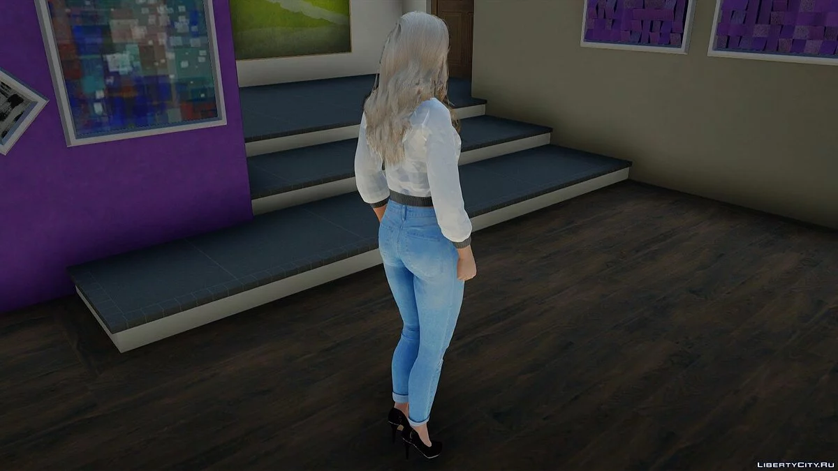 Сара Брайант в повседневной одежде v3 / GTA San Andreas