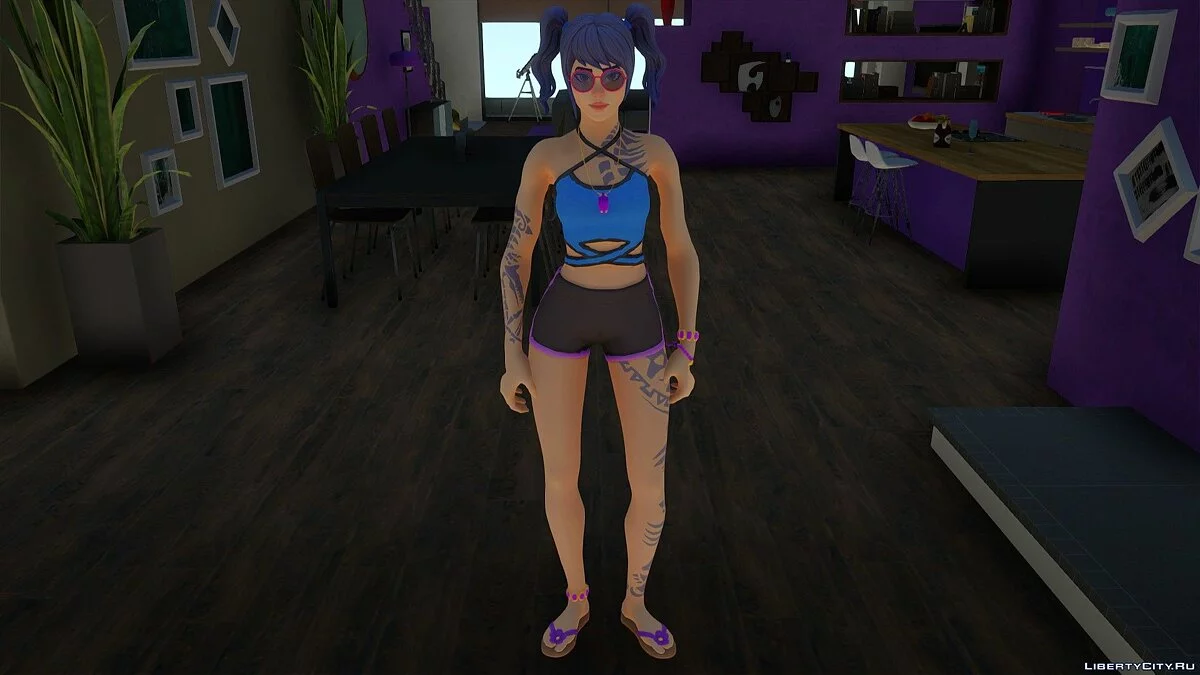 Scuba Crystal aus Fortnite / GTA San Andreas