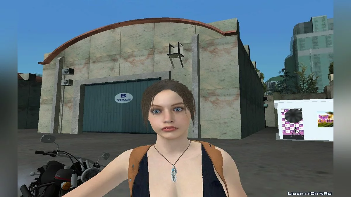 Sexy Claire Redfield from Resident Evil 2 Remake / GTA San Andreas