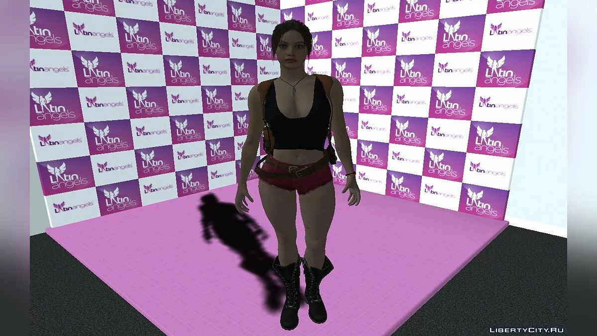 Sexy Claire Redfield from Resident Evil 2 Remake / GTA San Andreas