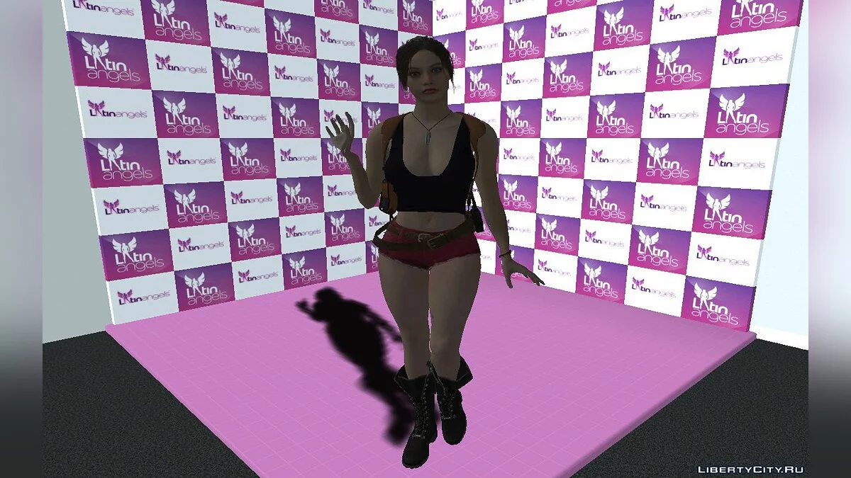 Sexy Claire Redfield from Resident Evil 2 Remake / GTA San Andreas
