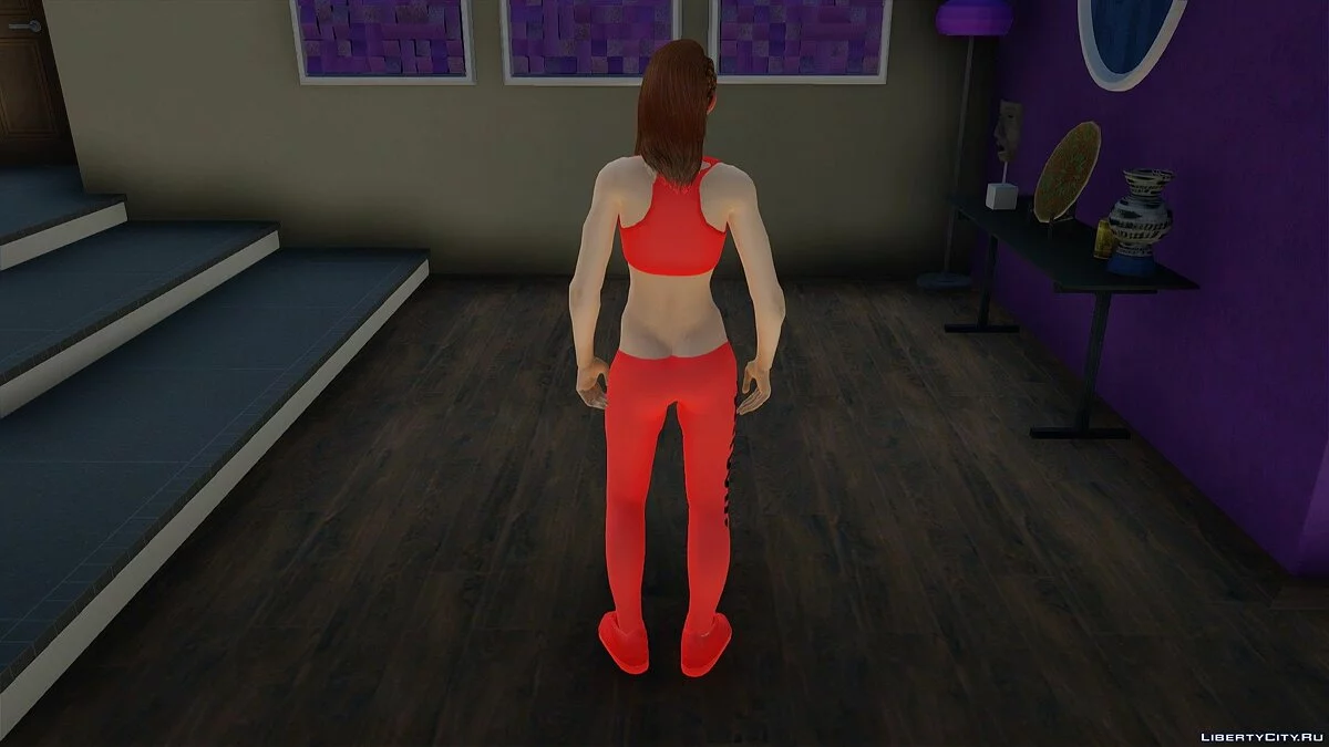 Shelly Harrison in Nike Tracksuit from Bombshell / GTA San Andreas