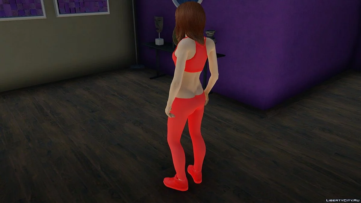 Shelly Harrison in Nike Tracksuit from Bombshell / GTA San Andreas