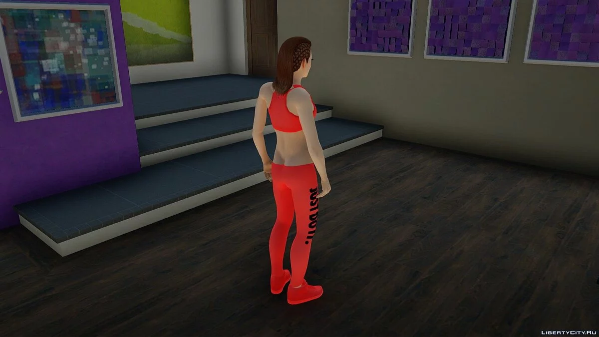 Shelly Harrison in Nike Tracksuit from Bombshell / GTA San Andreas