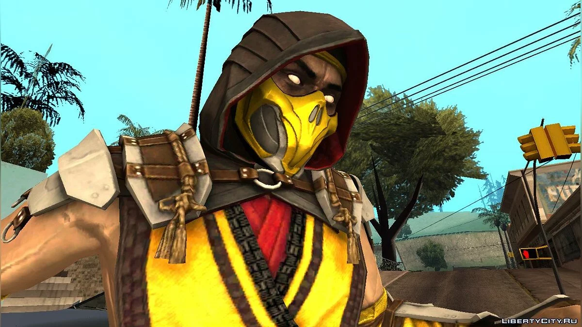 Скорпион МК11 из Mortal Kombat Mobile / GTA San Andreas