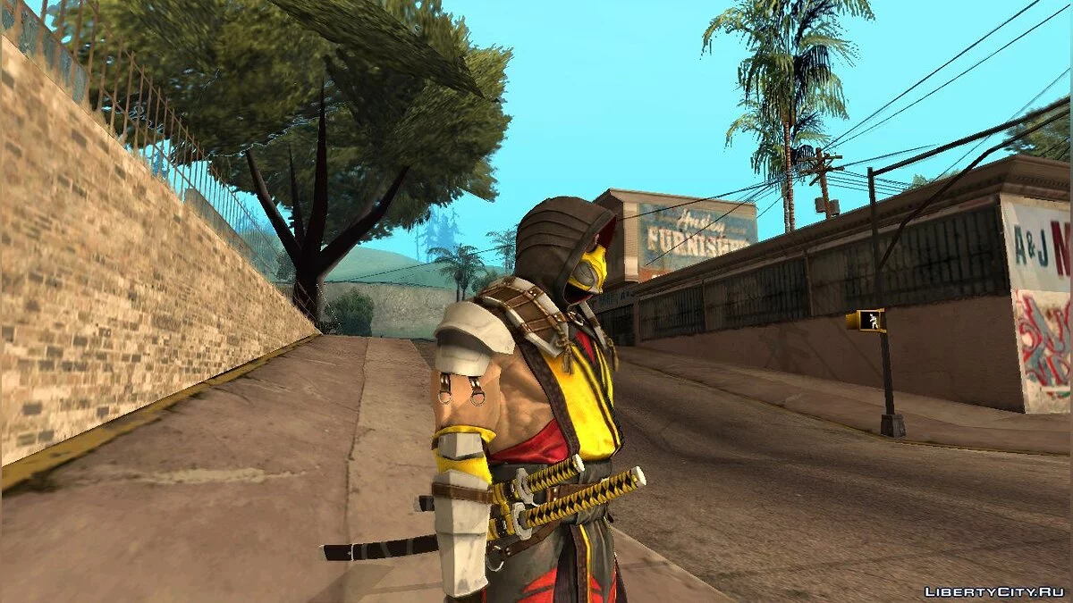 Скорпион МК11 из Mortal Kombat Mobile / GTA San Andreas