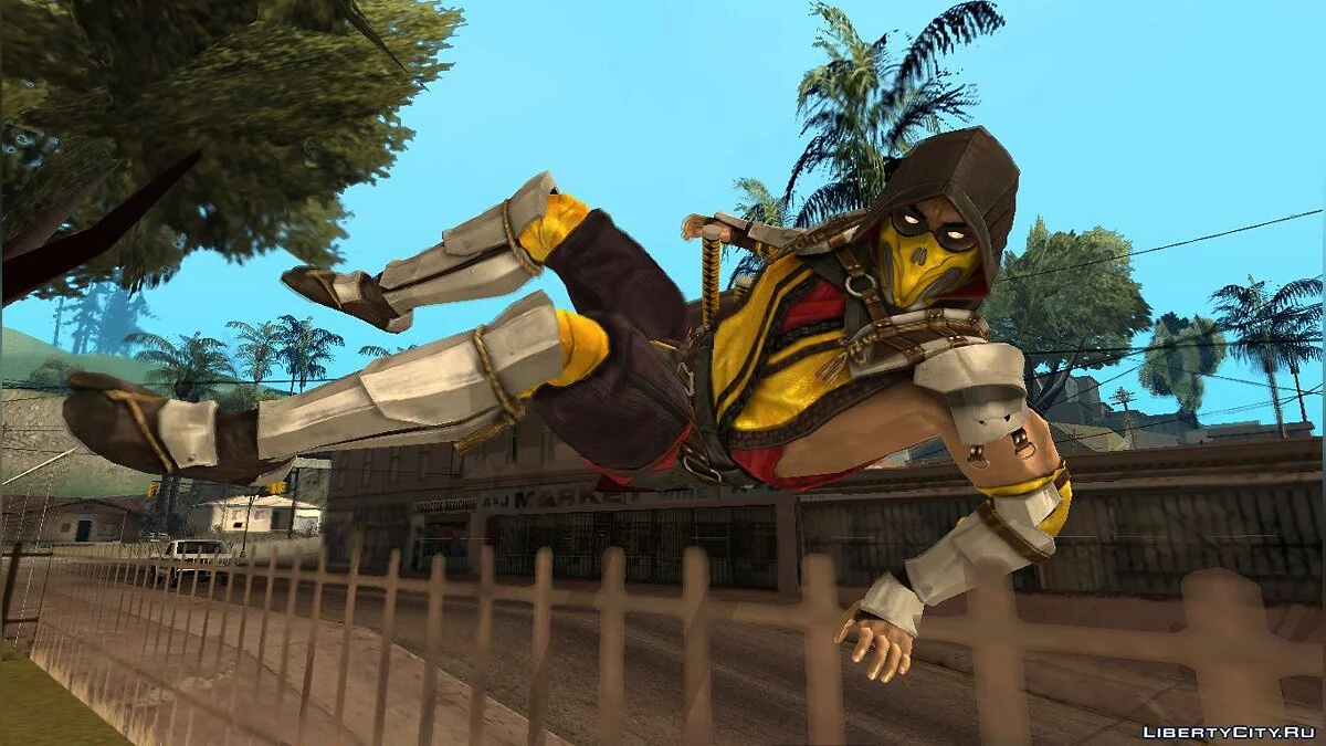 Скорпион МК11 из Mortal Kombat Mobile / GTA San Andreas