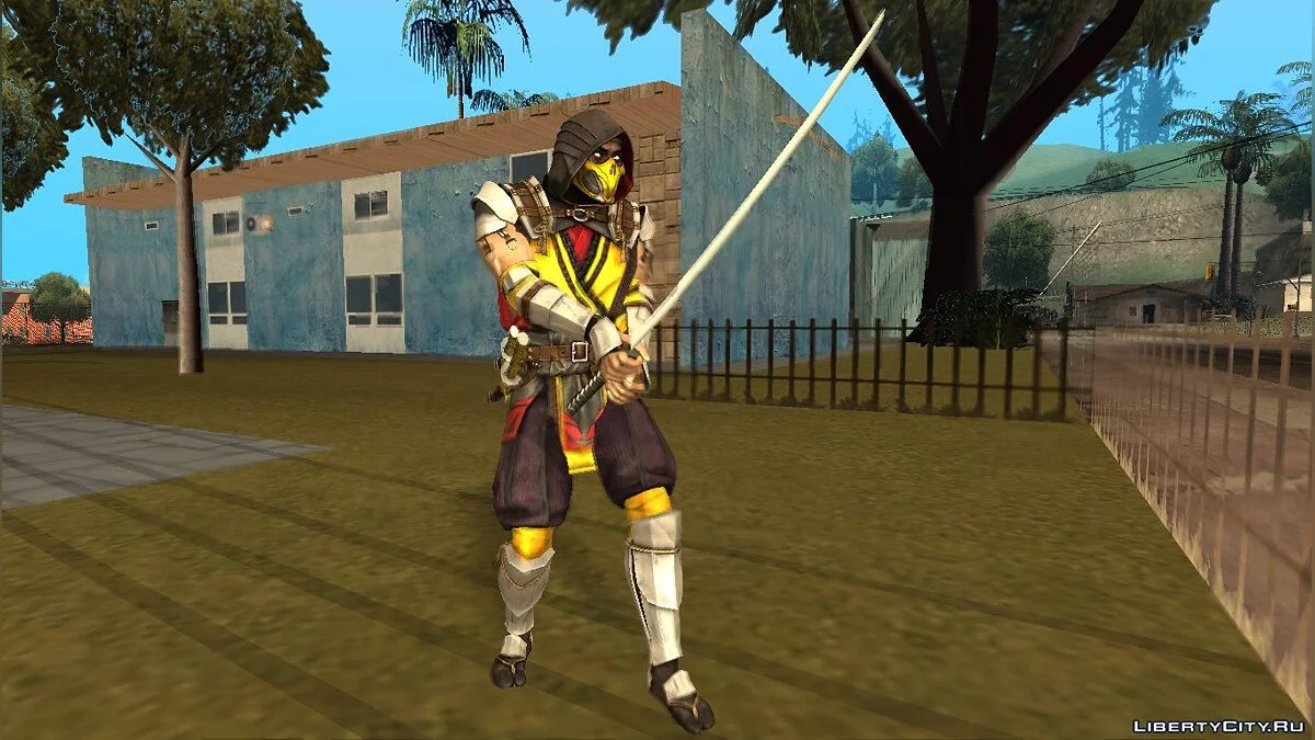 Скорпион МК11 из Mortal Kombat Mobile / GTA San Andreas