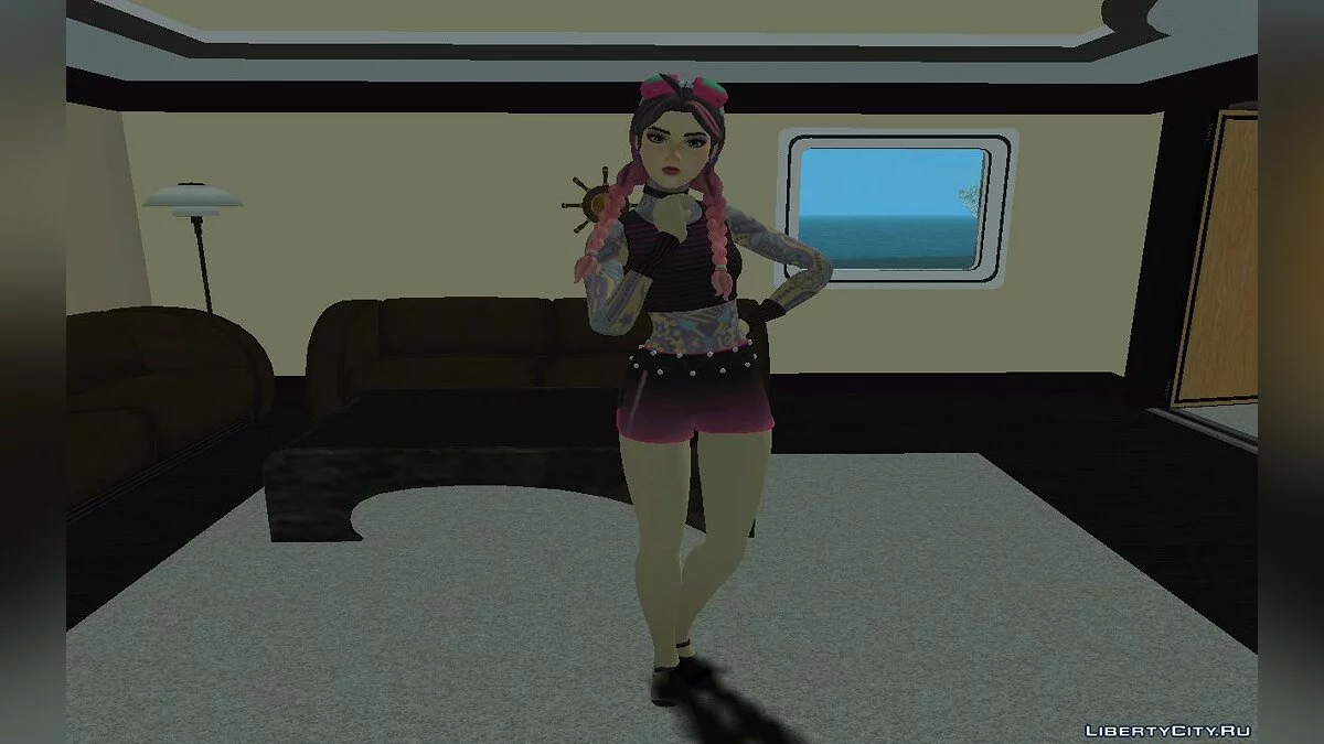 Summer Jules aus Fortnite / GTA San Andreas